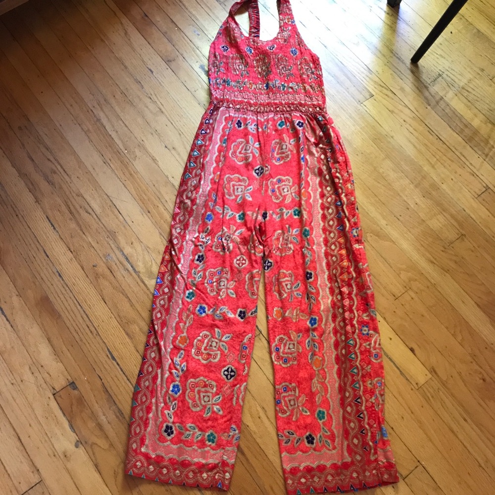 Vintage batik jumpsuit